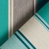 Outdoor stof Canvas blandede striber – blågran/greige,  thumbnail number 4