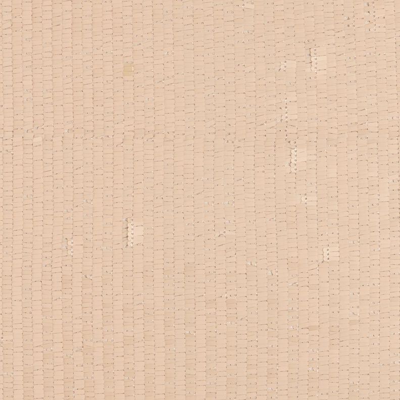 Pailletstof Firkanter – lys gammelrosa,  image number 4