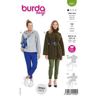 Sweater | Burda 5867 | 34-44, 
