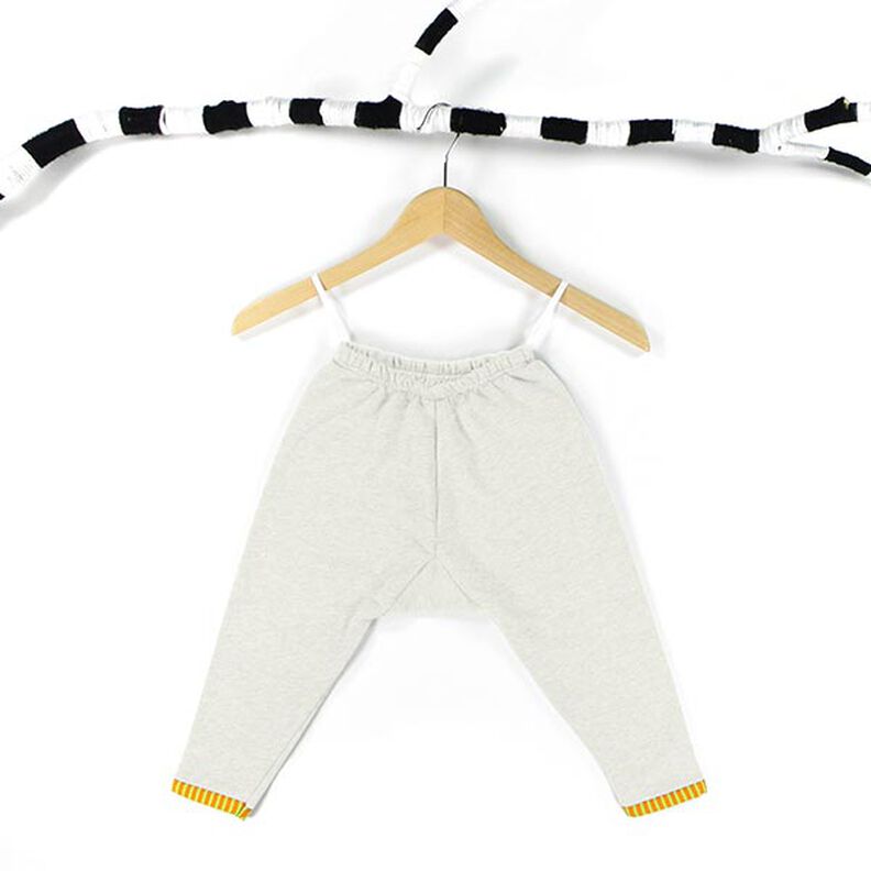 Let bomuldssweat ensfarvet – uldhvid,  image number 4