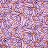 Lenzing Ecovero Inked Bouquet | Nerida Hansen – ferskenorange/lavendel,  thumbnail number 1