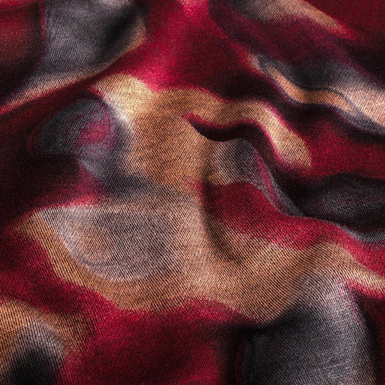 Romanit jersey Nordlys – bordeaux/stålblå,  image number 2