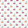 Bomuldsjersey glitter-kirsebær | by Poppy – uldhvid,  thumbnail number 1