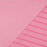 Bomuldsstof Jacquard firkanter og hjerter – pink/hvid,  thumbnail number 4