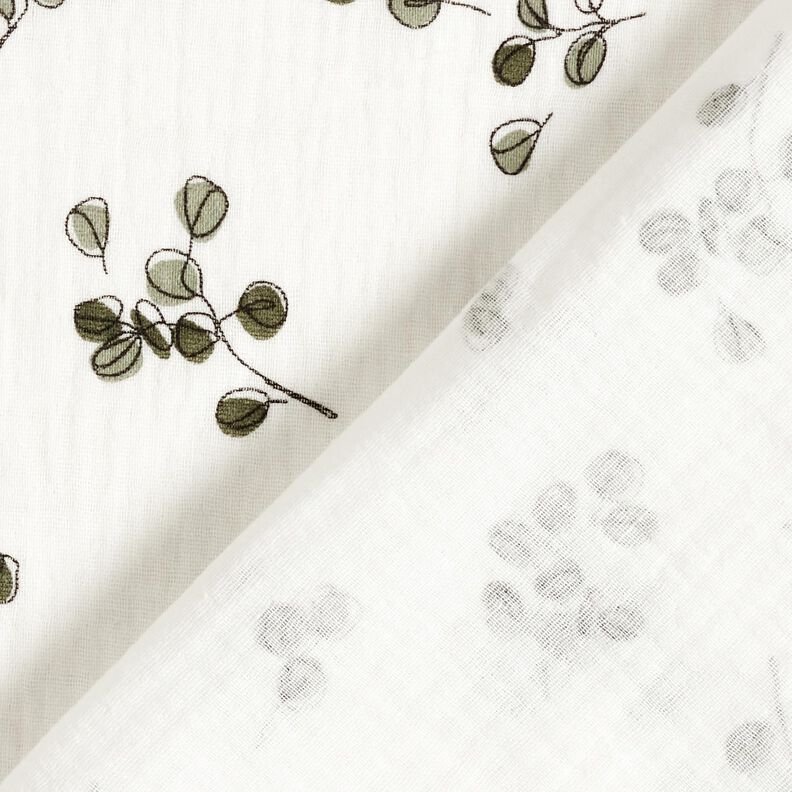 Musselin/Dobbelt-Crincle stof skribleri-eukalyptus – elfenben,  image number 4