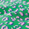 Imprægneret voksdug abstrakt løve | Poppy Fabrics – grøn/rosa,  thumbnail number 2