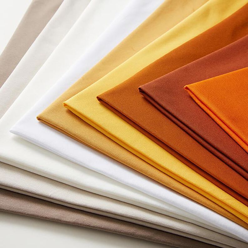 Bomuldsjersey Medium ensfarvet – intens pink,  image number 9