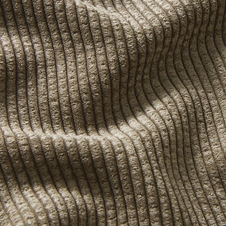 Bred cord Bubble Ensfarvet – mørk taupe,  image number 2