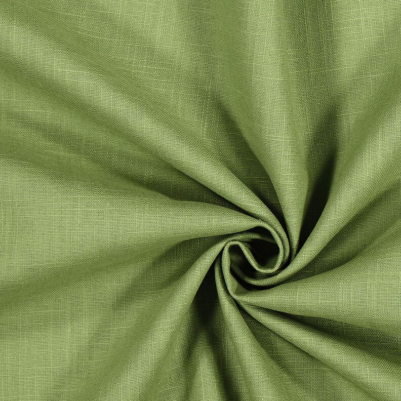 Hørstof Ramie-miks medium – lys olivengrøn,  image number 1
