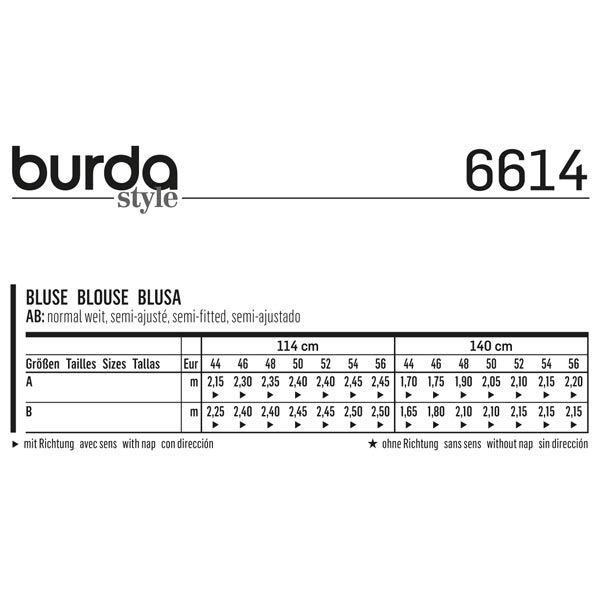 Bluse, Burda 6614,  image number 6