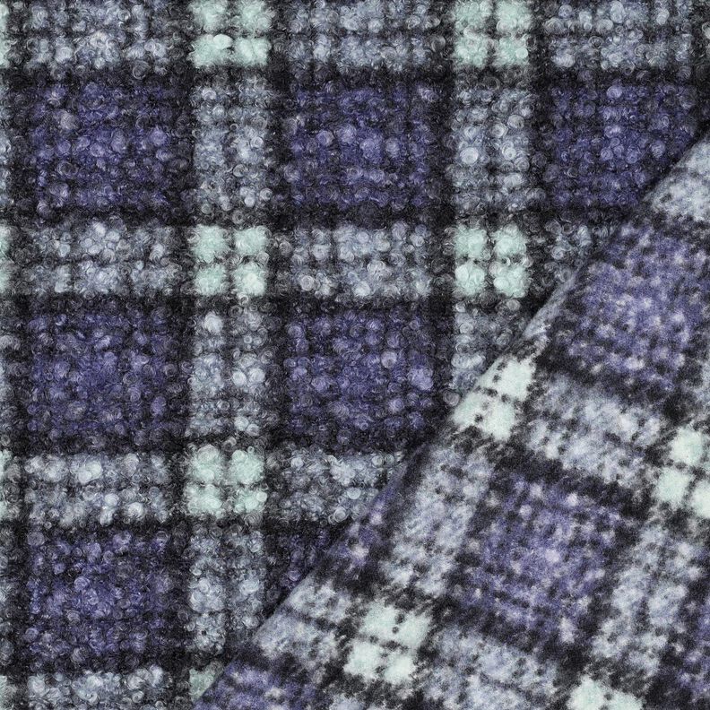 Strick-Bouclé Tern – lilla/lys mint,  image number 4