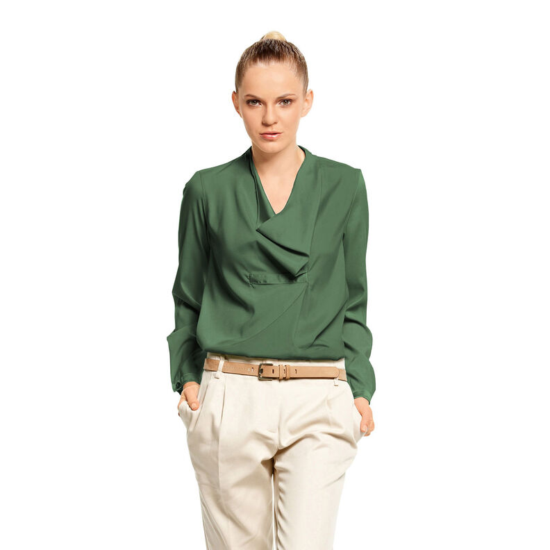 Viskosestof vævet Fabulous – Mørkegrøn,  image number 7