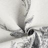 Dekorativt panelstof Gobelin hjort med edelweiss – grå,  thumbnail number 3