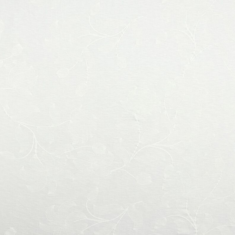 Bomuldsjersey tulipaner – uldhvid,  image number 1