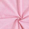 Bomulds-hør-miks striber på langs – pink/hvid,  thumbnail number 3