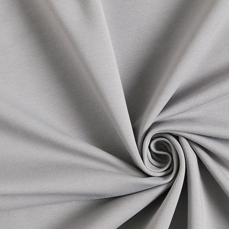 French Terry tung – sølv,  image number 1