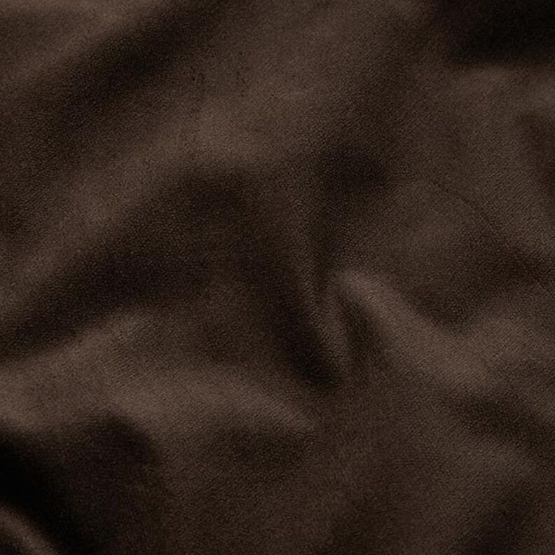 Stretch-fløjl Fincord ensfarvet – sortbrun,  image number 2
