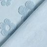 frottéjersey blomster – sølvblå,  thumbnail number 4