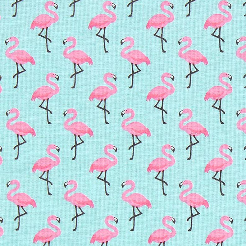 Cretonne  Flamingo 3 – azur,  image number 1