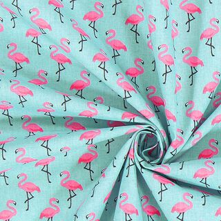 Cretonne  Flamingo 3 – azur, 