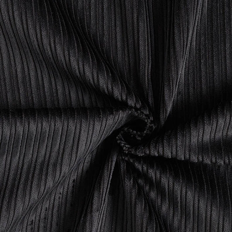 fancy fløjl bred og smal – sort,  image number 1