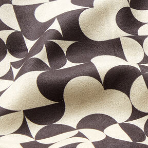 Suede runde former – natur/natblå, 