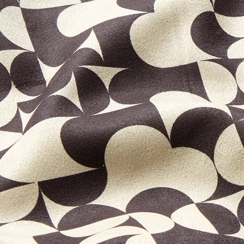 Suede runde former – natur/natblå,  image number 2