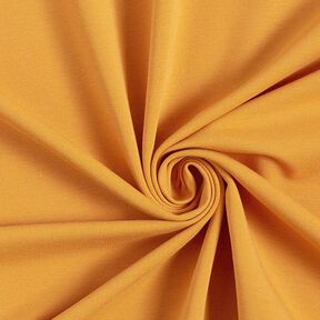 Let French Terry ensfarvet – karrygul, 