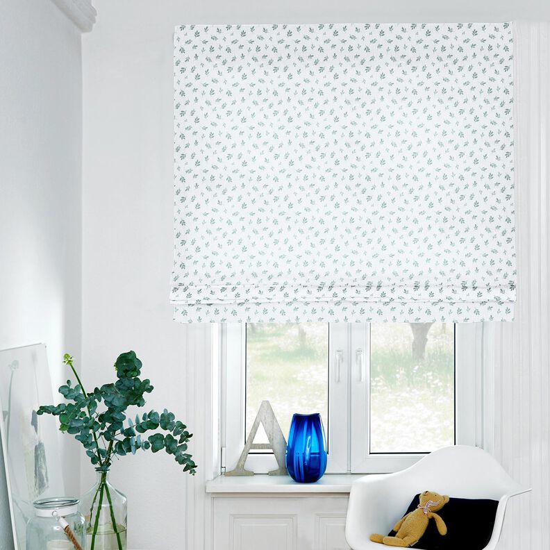 Musselin/Dobbelt-Crincle stof grene | Poppy Fabrics – hvid/reed,  image number 6