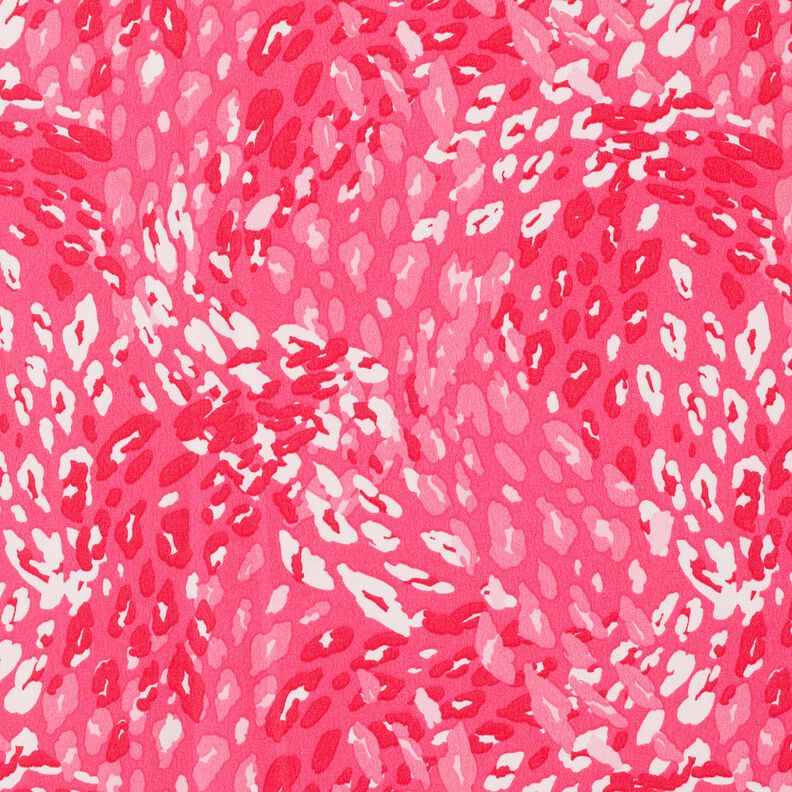crepestof abstrakt leomønster – intens pink,  image number 1