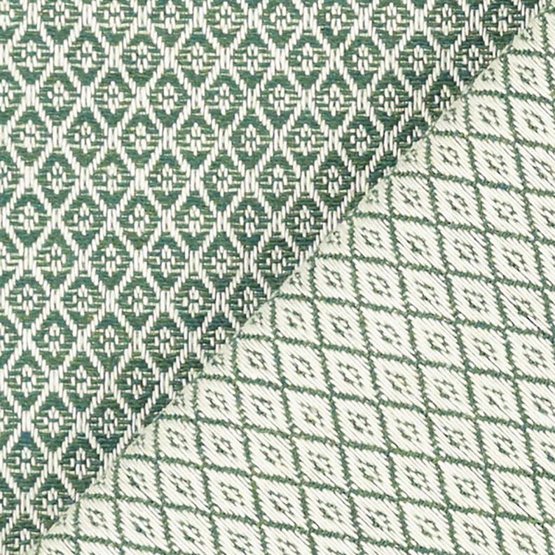 Møbelstof Jacquard Minirute – grøn,  image number 3