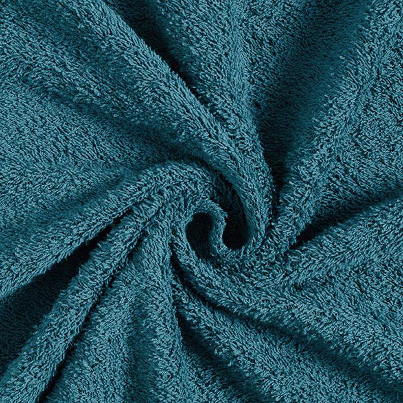 Frottéstof – petrol,  image number 1