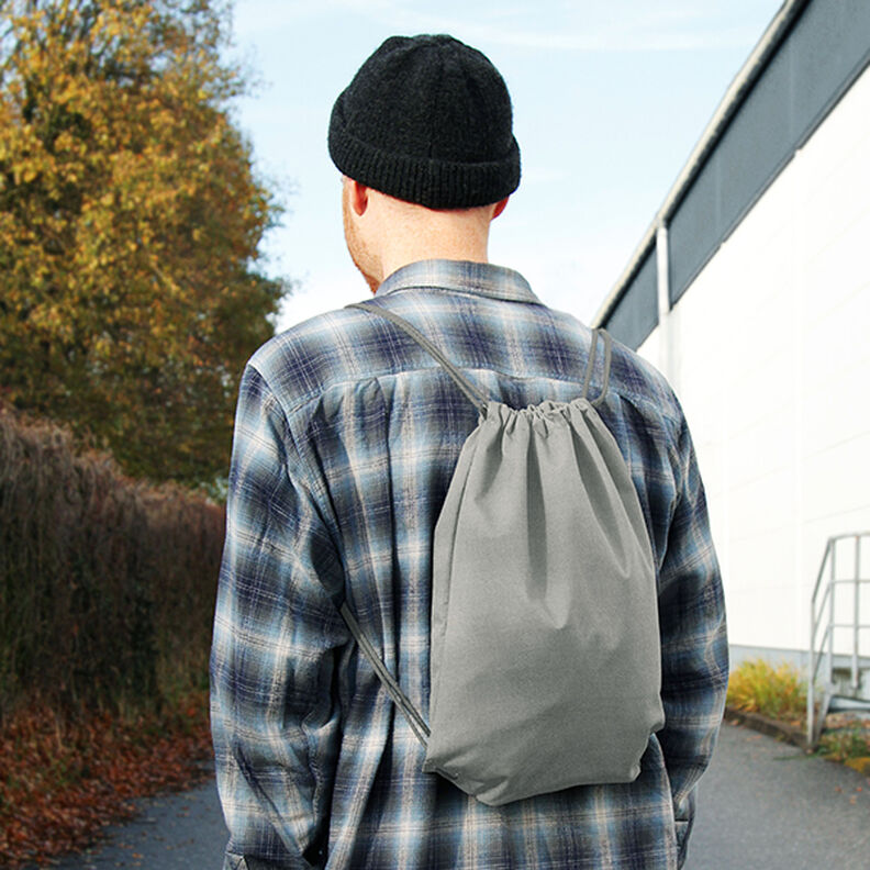 Dekorationsstof Canvas – lysegrå,  image number 6