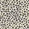 Sweatshirt lodden leopardtryk | Poppy Fabrics – creme/anemone,  thumbnail number 1