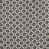 Chiffon blomstermønster – sort/hvid,  thumbnail number 1
