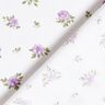 Bomuldspoplin fine roser – lavendel/hvid,  thumbnail number 4