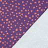 Sommersweat hjerter | Poppy Fabrics – lilla/gammelrosa,  thumbnail number 3