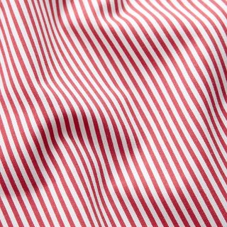 Bomulds-stretch smalle striber – rød/hvid, 