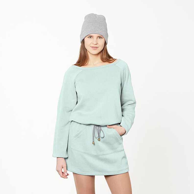 Sweatshirt lodden – pastelgrøn,  image number 7