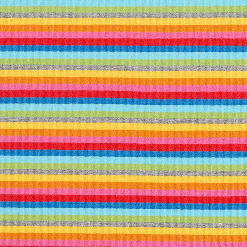Bomuldsjersey regnbue-cirkler | af Poppy,  image number 1