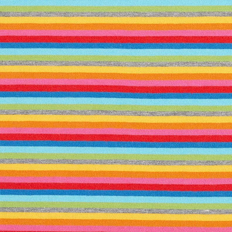 Bomuldsjersey regnbue-cirkler | af Poppy,  image number 1