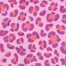 Musselin/Dobbelt-Crincle stof bunt leopardprint | Poppy Fabrics &ndash; pastelviolet/r&oslash;dlilla,  thumbnail number 2