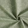 Dekorationsstof halvpanama fine grene – lys olivengrøn,  thumbnail number 3