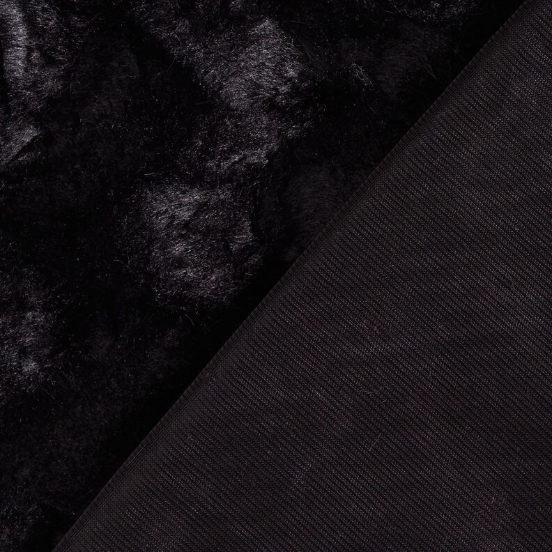 Kunstpels Hvirvel – sort,  image number 5