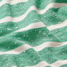 Viskosejersey striber på tværs – smaragdgrøn/hvid,  thumbnail number 2