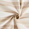 Dekorationsstof kanvas stribemiks genanvendt – beige,  thumbnail number 3