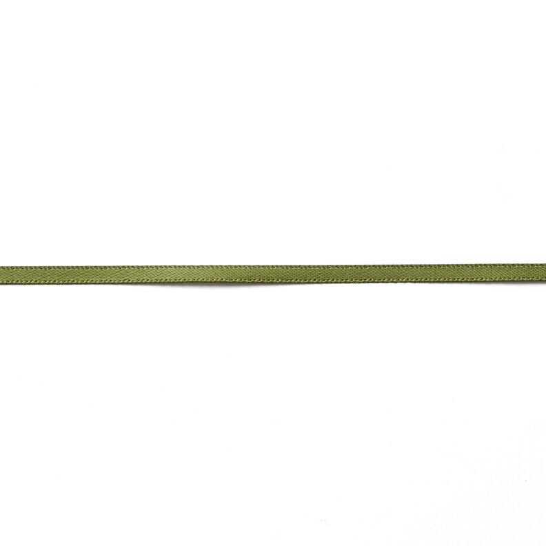 Satinbånd [3 mm] – olivengrøn,  image number 1
