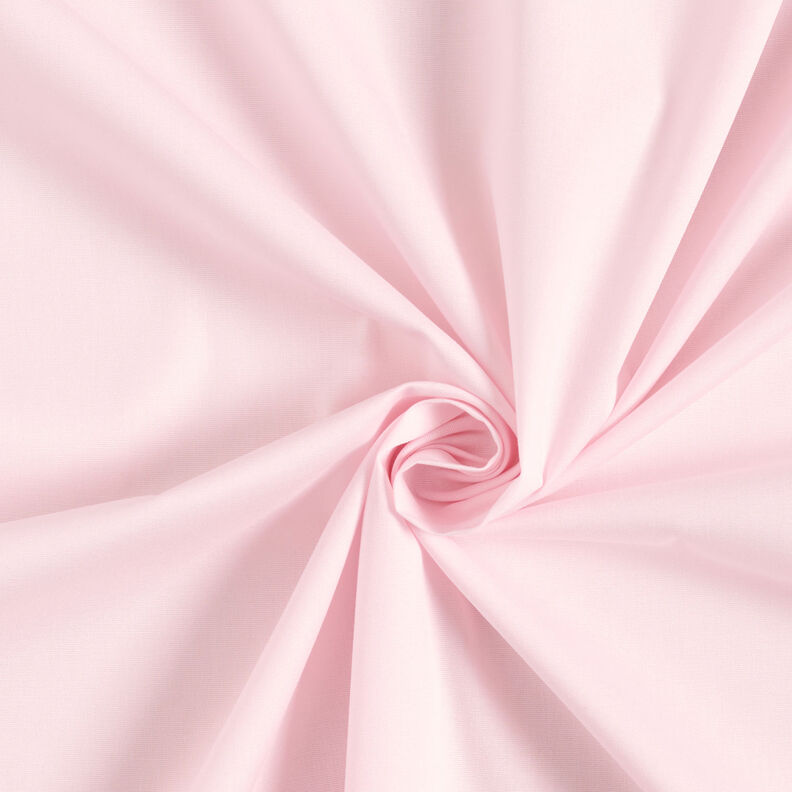 Poplin Stretch Ensfarvet – lys rosa,  image number 1