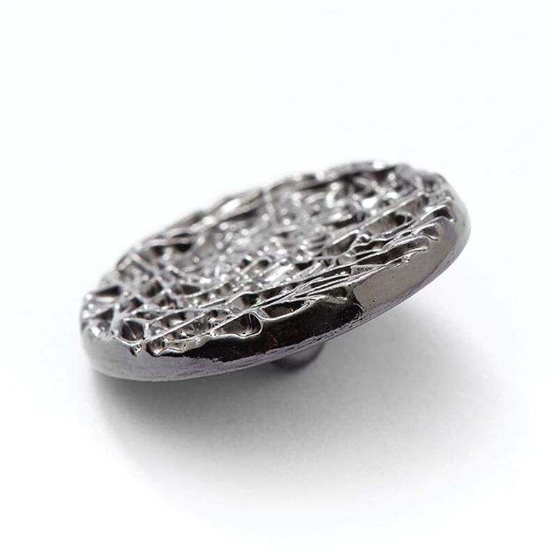 Metalknap Meteor  – sølv metallisk,  image number 2