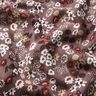 Musselin drømmende blomstereng, glat – chokolade,  thumbnail number 3